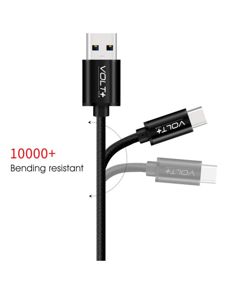 Cable USB Type-C PRO 1.5M para Raspberry Pi 3 Modelo B 65W