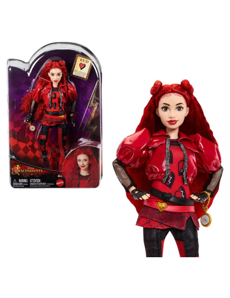 Muñeca Rojo Hija de la Reina de Corazones Mattel 27.9 cm
