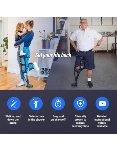 Muleta de Rodilla Sin Manos iWALK3.0 - Alternativa a Muletas