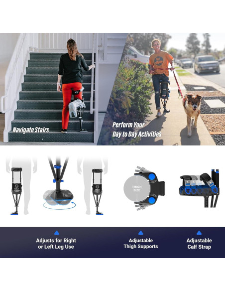 Muleta de Rodilla Sin Manos iWALK3.0 - Alternativa a Muletas