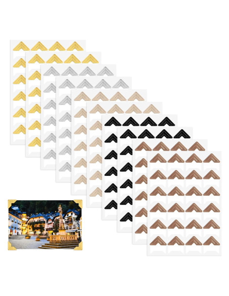 240 Esquinas de Foto Autoadhesivas Aeaocvo para Scrapbooking