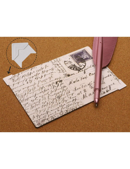 Esquinas Adhesivas para Fotos Penta Angel 288 Piezas 6 Colores