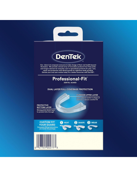 Guardia Bucal DenTek Ajuste Profesional para Bruxismo 1 Unidad