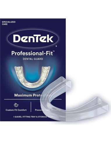 Guardia Bucal DenTek Ajuste Profesional para Bruxismo 1 Unidad