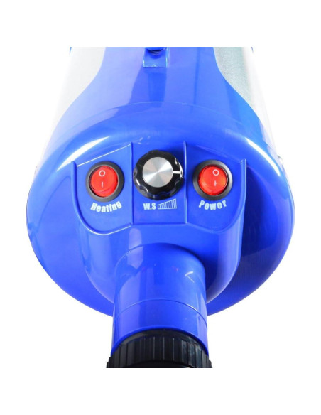 Secador de Pelo para Mascotas SHELANDY 2400W Azul
