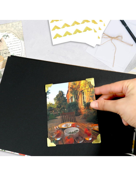 240 Esquinas de Foto Autoadhesivas Aeaocvo para Scrapbooking