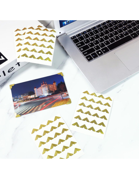 240 Esquinas de Foto Autoadhesivas Aeaocvo para Scrapbooking