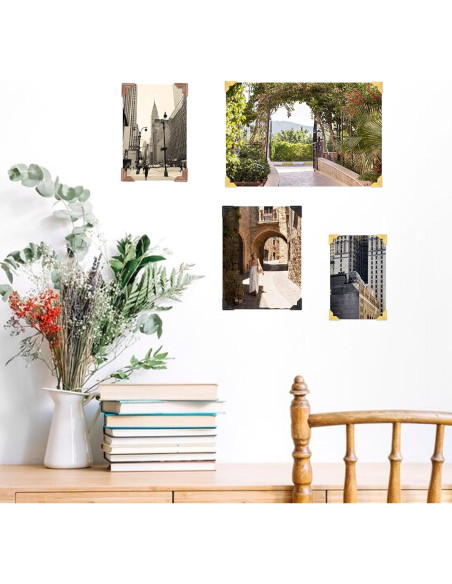 240 Esquinas de Foto Autoadhesivas Aeaocvo para Scrapbooking