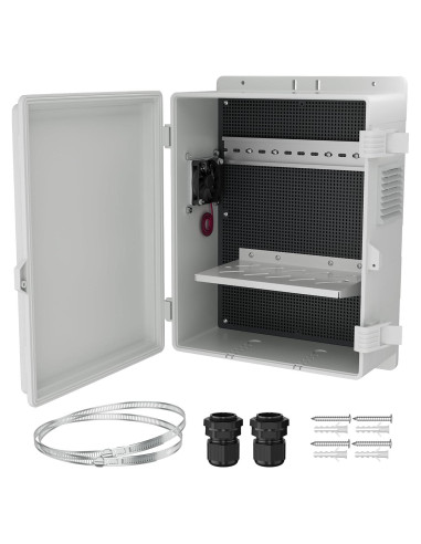 Caja Eléctrica Impermeable Joinfworld 40x28x15cm con Ventilador