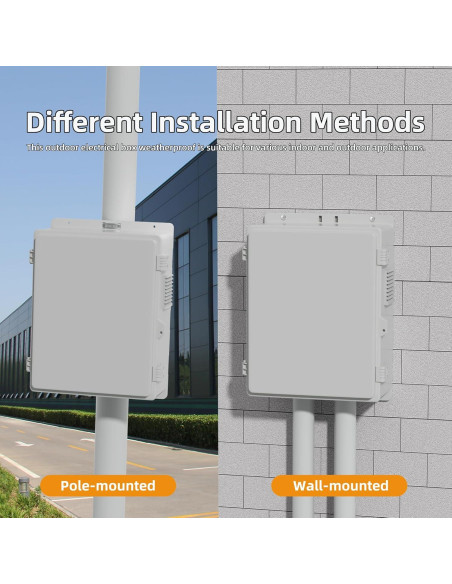 Caja Eléctrica Impermeable Joinfworld 40x28x15cm con Ventilador