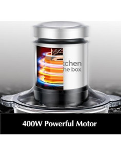 Mini Procesador de Alimentos Cocina en la Caja MG01 400W 3 Tazas 2