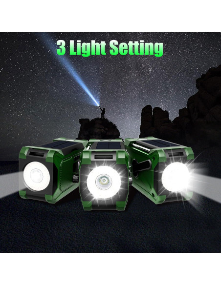 Radio de Manivela de Emergencia Veubew WR5 10000mAh con Linterna LED