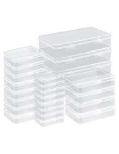 Contenedores de Plástico Transparente Rocutus - 24 Piezas