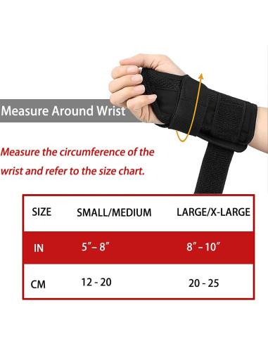 Férula de Muñeca NuCamper para Síndrome del Túnel Carpiano