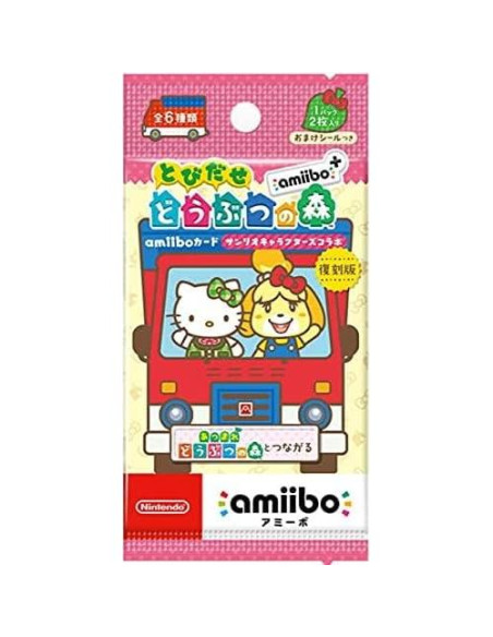 Tarjetas Amiibo Nintendo Animal Crossing Sanrio - 2 Unidades