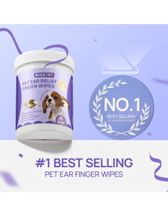 Toallitas Limpiadoras para Oídos HICC PET 50 Unidades Aroma Coco 2