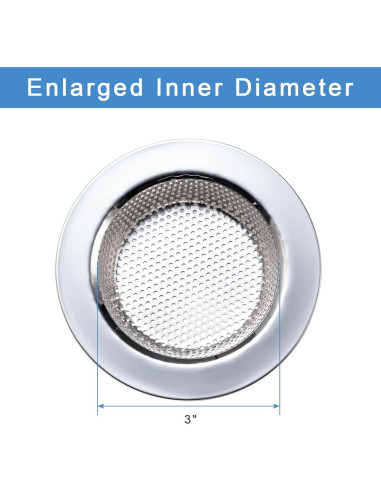 Filtro de Fregadero Doble Capa Honmein 11.43 cm Acero Inoxidable