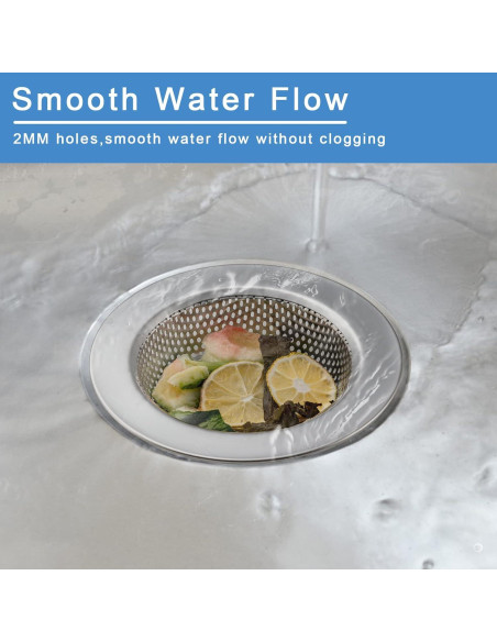 Filtro de Fregadero Doble Capa Honmein 11.43 cm Acero Inoxidable