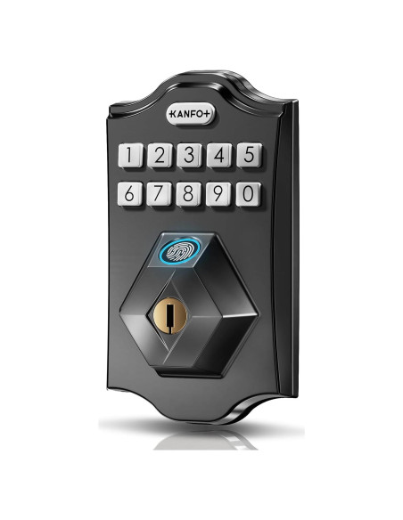 Cerradura Biométrica KANFOX S2 con Huella Dactilar y Teclado