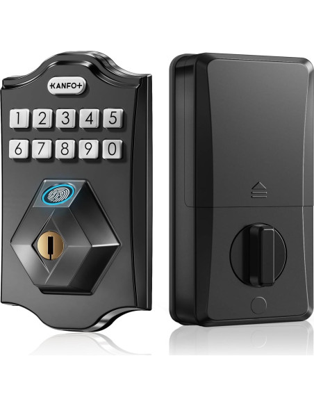 Cerradura Biométrica KANFOX S2 con Huella Dactilar y Teclado