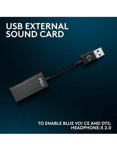 Auriculares Gaming Logitech G Pro X SE con Micrófono 50mm