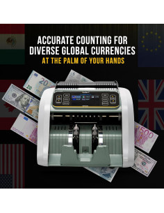 Máquina Contadora de Dinero Kolibri KBR-500 con Detección Avanzada 2