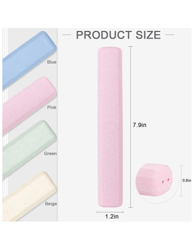 Estuche de Cepillo de Dientes Portátil Mulbozy - 4 Piezas