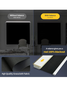 Persianas Motorizadas CITOLEN 23x182.88cm Sin Cuerda Negro 2