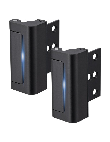 Cerradura de Seguridad Husfunov para Puerta - 2 Paquete Metal Negro