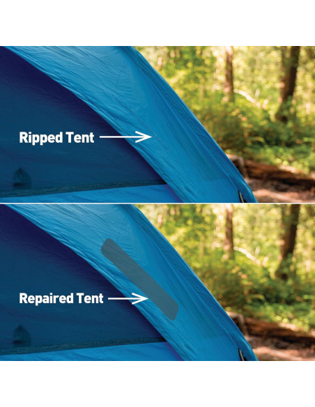 Cinta Tenaz GEAR AID 7.6cm x 50.8cm Reparación Tela Vinilo