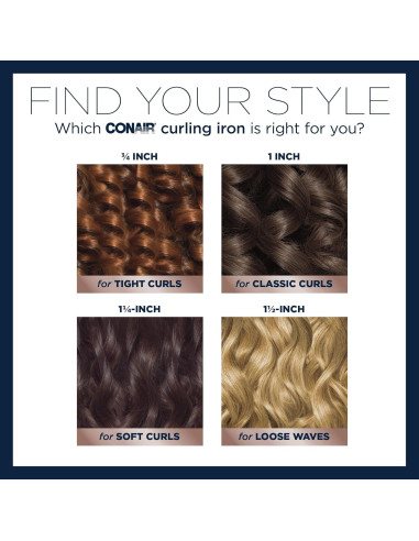 Plancha de Rizar Doble Cerámica Conair 1.5" Oro Rosa