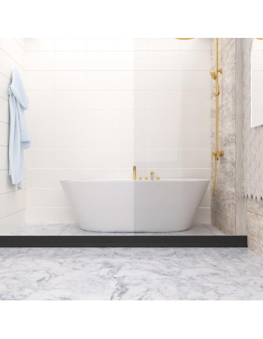 Dique de Agua Raycity 59" (150 cm) para Ducha - Negro