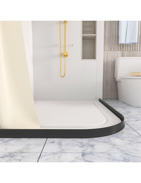 Dique de Agua Raycity 59" (150 cm) para Ducha - Negro