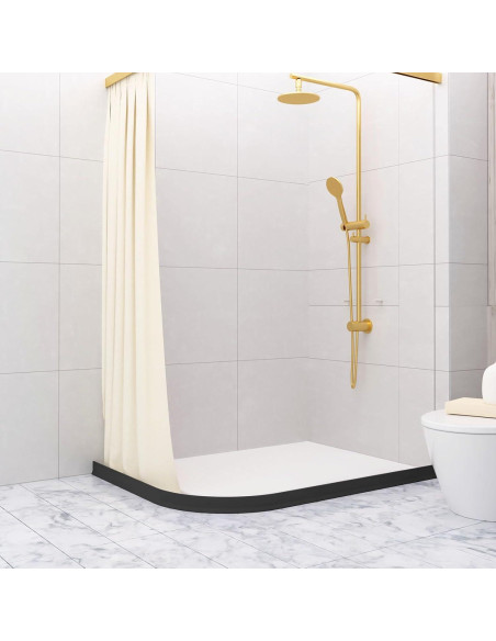 Dique de Agua Raycity 59" (150 cm) para Ducha - Negro