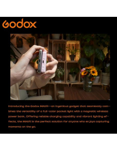 Godox MA5R Luz LED Compacta Carga Magnética 1800K-10000K 2