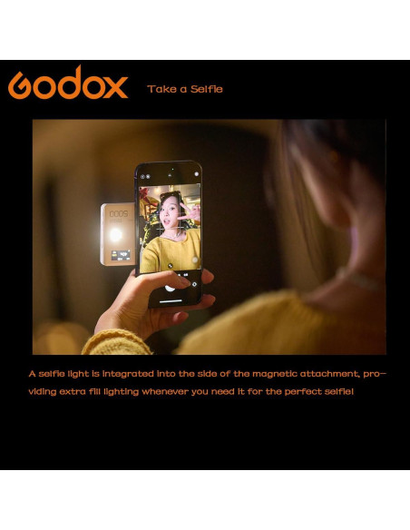 Godox MA5R Luz LED Compacta Carga Magnética 1800K-10000K