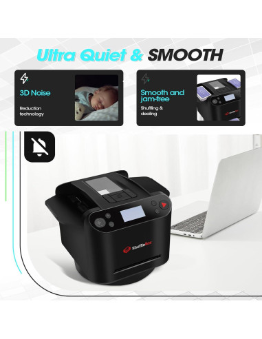 Barajador y Repartidor Automático ShuffleBox G1 Pro - Silencioso, Recargable, para Juegos de Mesa