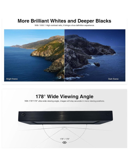 Monitor Táctil Mini VIEWMEI 5" HD 1280x720 HDMI