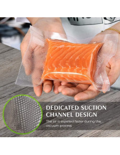 Bolsas de Sellado al Vacío XinBaoLong 6 Paquete 20 cm x 30 cm 2
