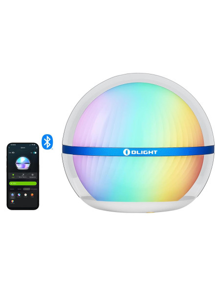 Lámpara de Mesa OLIGHT Esfera RGB 75 Lúmenes Control APP