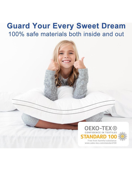 Almohada de Cama CHOKIT Queen 49.8x75.2 cm Suave y Soportiva