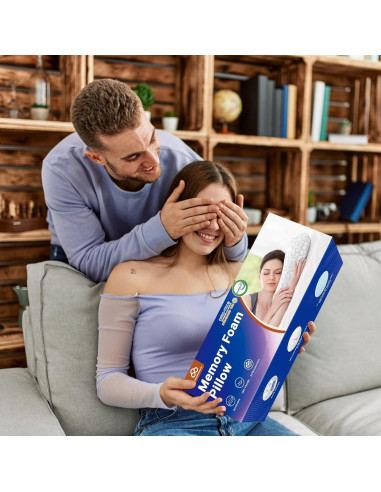 Almohada de Cama TranquilMoments Espuma Memoria Refrigerante 66.5x41.4cm