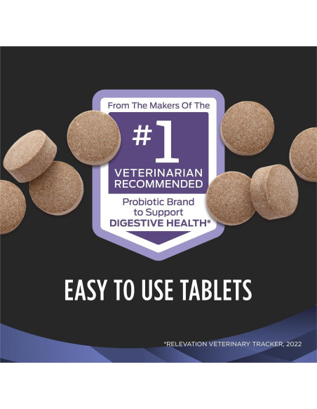 Suplemento Probiotico Masticable Purina Pro Plan FortiFlora 45 Tabletas