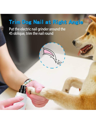 Amoladora de Uñas Eléctrica Casfuy N10 para Perros y Gatos