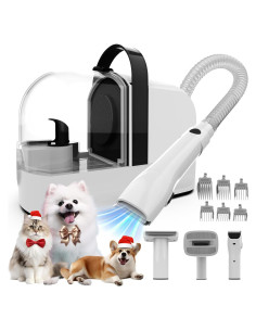 Aspiradora Acicalamiento Mascotas ubrobo PG10 12000Pa Bajo Ruido