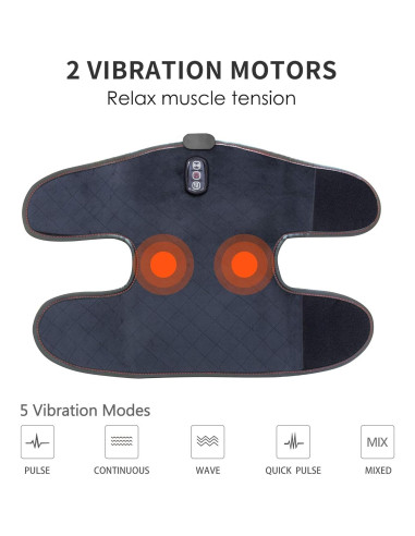 Masajeador de Rodilla Calentado COMFIER CF-5701 con Vibración