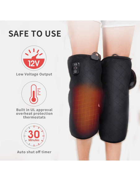 Masajeador de Rodilla Calentado COMFIER CF-5701 con Vibración