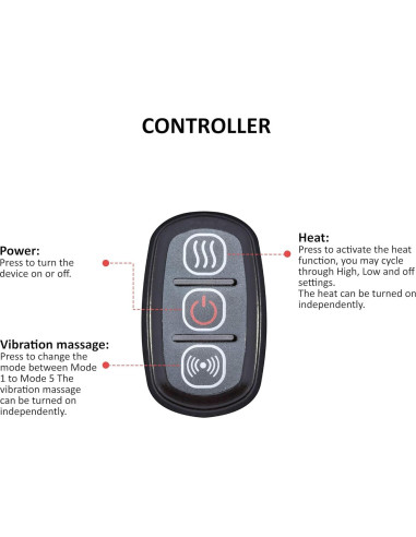Masajeador de Rodilla Calentado COMFIER CF-5701 con Vibración