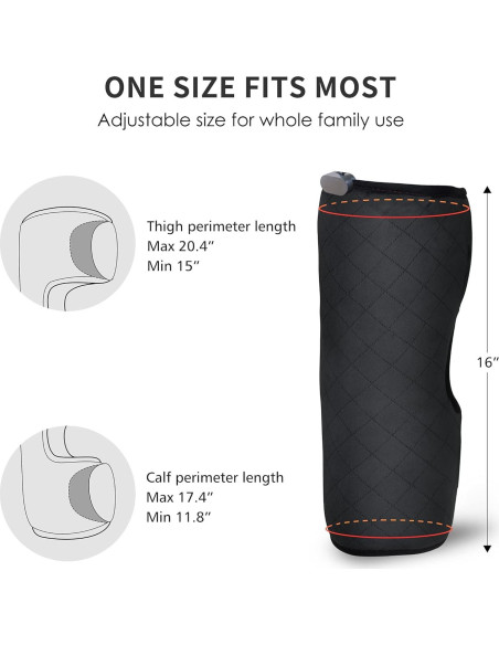 Masajeador de Rodilla Calentado COMFIER CF-5701 con Vibración