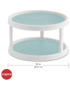 Organizador Giratorio 2 Niveles Copco 30.48 cm Antideslizante 2